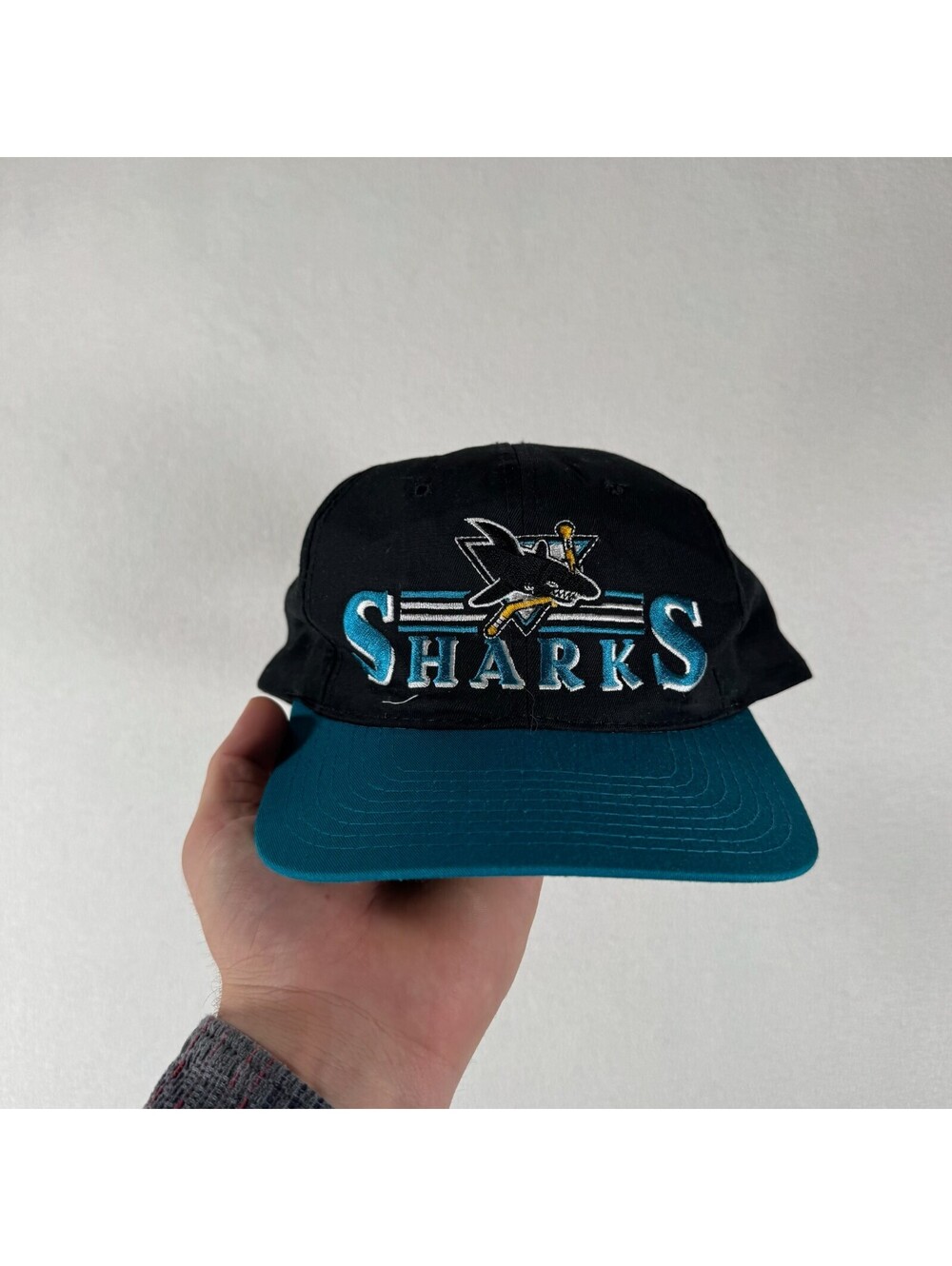 Vintage San Jose Sharks NHL Starter Snapback Hat